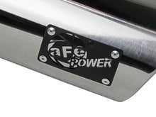 Load image into Gallery viewer, aFe MACH Force-Xp 304 Stainless Steel Clamp-on Exhaust Tip Polished 3in Inletx4-1/2in Outletx12in L