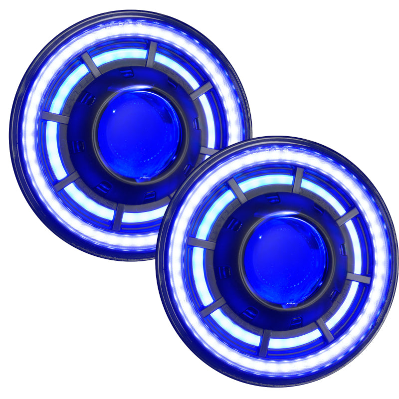 ORACLE Lighting 07-18 Jeep Wrangler JK Oculus 7in. ColorSHIFT Bi-LED Projector Headlights NO RETURNS