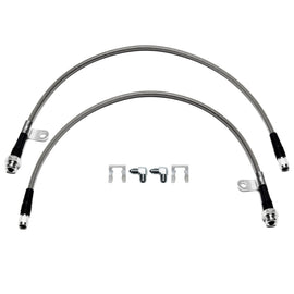 Wilwood 23in OAL Flexline M10x1.0 Hose to -3 w/ Bracket