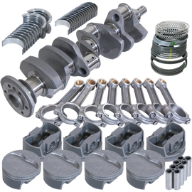 Eagle Chevy Pro Street 384 Rotating Assembly 4140 Crankshaft w/ 4340 I Beam Rods & Flat Top Pistons