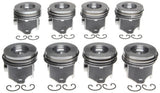 Mahle OE Ford 6.4L Diesel STD 2008-2010 F-250/F-350/F-450/F-550 Piston Set (Set of 8)