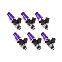 Load image into Gallery viewer, Injector Dynamics 1750-XDS - Audi/VW VR6 Models 12V Inj (Set of 6) 14mm Grey Adap Top and Sil Bot