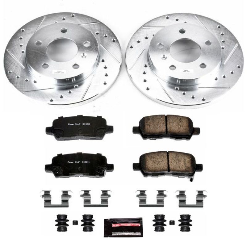 Power Stop 05-09 Buick Allure Rear Z23 Evolution Sport Brake Kit