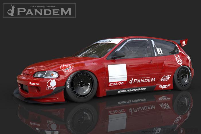 GReddy 92-95 Honda Civic EG Hatchback Pandem Rocket Bunny Front Bumper