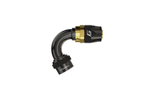 Load image into Gallery viewer, GReddy AN06 180 DEGREE HOSE END SWIVEL BLACK/GOLD ANODIZED