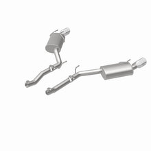 Load image into Gallery viewer, MagnaFlow Axle-Back Stainless Dual Split 4in Polished Tips 10-15 Chevrolet Camaro Convert. 3.6L V6