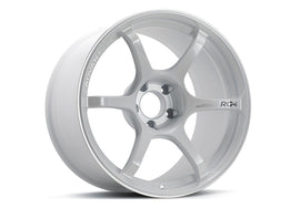 Advan RG-4 18x10.5 +32 5x112 Racing White Metallic and Ring Wheel