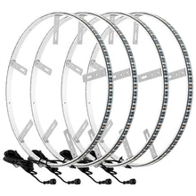 Load image into Gallery viewer, Oracle LED Illuminated Wheel Rings - Double LED - Blue NO RETURNS
