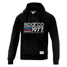 Load image into Gallery viewer, Sparco Hoodie 1977 SMALL Black