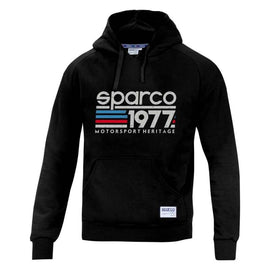 Sparco Hoodie 1977 MED Black