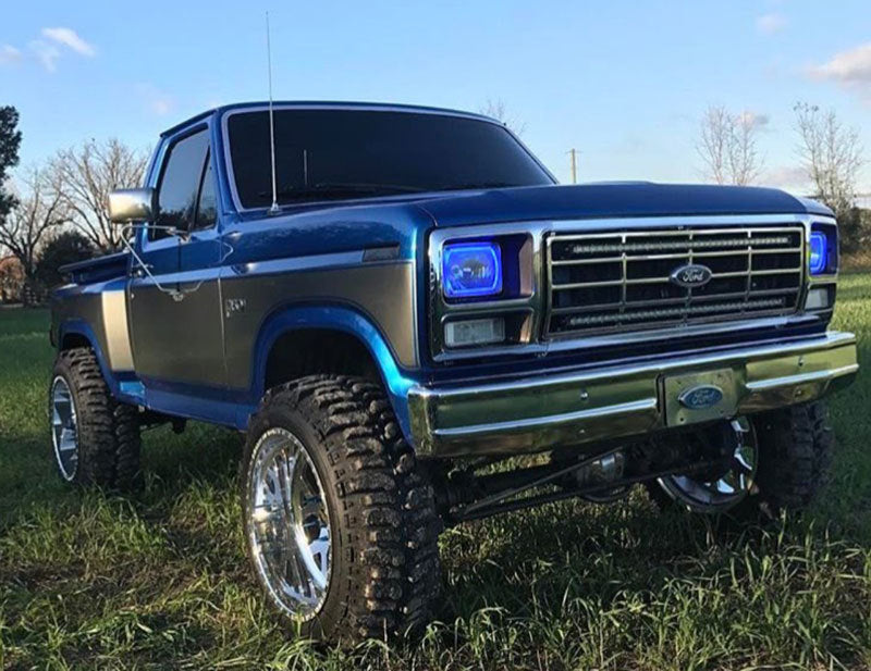 Oracle Pre-Installed Lights 7x6 IN. Sealed Beam - ColorSHIFT Halo NO RETURNS