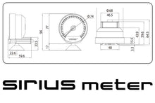 Load image into Gallery viewer, GReddy Sirius Meter - Oil Pressure 0/10.0kPa 74mm Analog Gauge (w/Oil Press Sensor &amp; Harness Set)