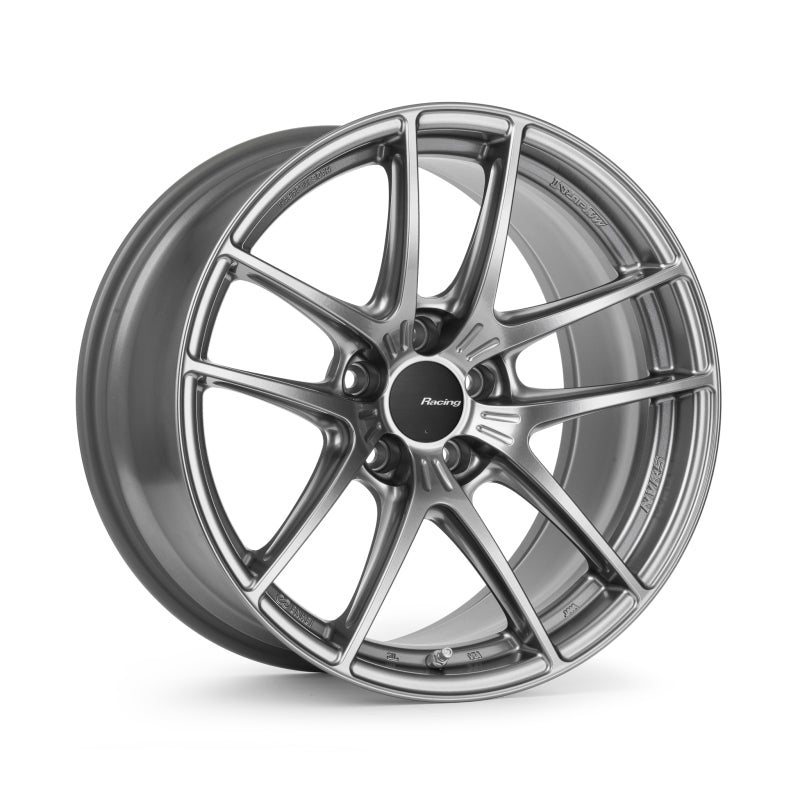 Enkei NVR5 18x8in / 5x114.3 BP / ET45 / 75mm Bore - Dark Hyper Silver Wheel