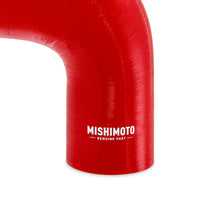 Load image into Gallery viewer, Mishimoto Silicone Reducer Coupler 90 Degree 2in to 3in - Red