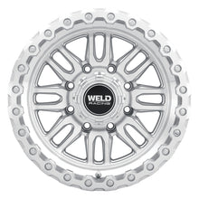 Load image into Gallery viewer, Weld Off-Road Swift 17x9in - 8x180 BP - ET-12 - 124.3mm CB - Gloss Silver Machined Wheel &amp; Ring
