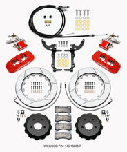 Load image into Gallery viewer, Wilwood AERO4 / MC4 Rear Kit 14.00 Red 15-23 Mustang w/Lines &amp; Cables