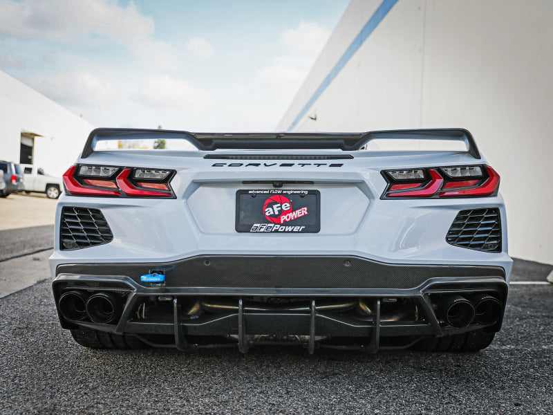 aFe CONTROL Rear Tow Hook Chevrolet Corvette (C8) 20-25 V8-6.2L- Blue