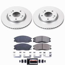 Load image into Gallery viewer, Power Stop 01-04 Hyundai Santa Fe Front Z23 Coated Brake Kit