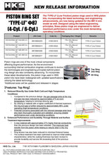 Load image into Gallery viewer, HKS PISTON RING SET N19 D87.0 4-Cyl.