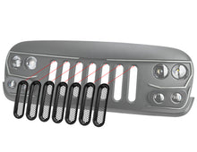 Load image into Gallery viewer, Oracle Vertical Mesh Inserts for Vector Grille (JK Model Only) NO RETURNS
