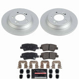Power Stop 20-22 Kia Soul Rear Z23 Coated Brake Kit