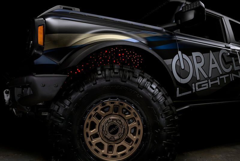 Oracle Lighting Fiber Optic Wheel Liner ColorSHIFT RGBW Kit-40W LED/600 Fibers NO RETURNS