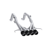 MBRP 14-19 Chevrolet Corvette 6.2L 3in Axle-Back Muffler Bypass Quad Exit Carbon Fiber Tips