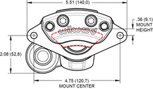 Load image into Gallery viewer, Wilwood caliper EPB .157-.393 rotor R/H ANO W/HT motor