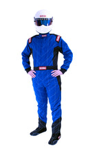 Load image into Gallery viewer, RaceQuip Blue Chevron-1 Suit - SFI-1 3XL