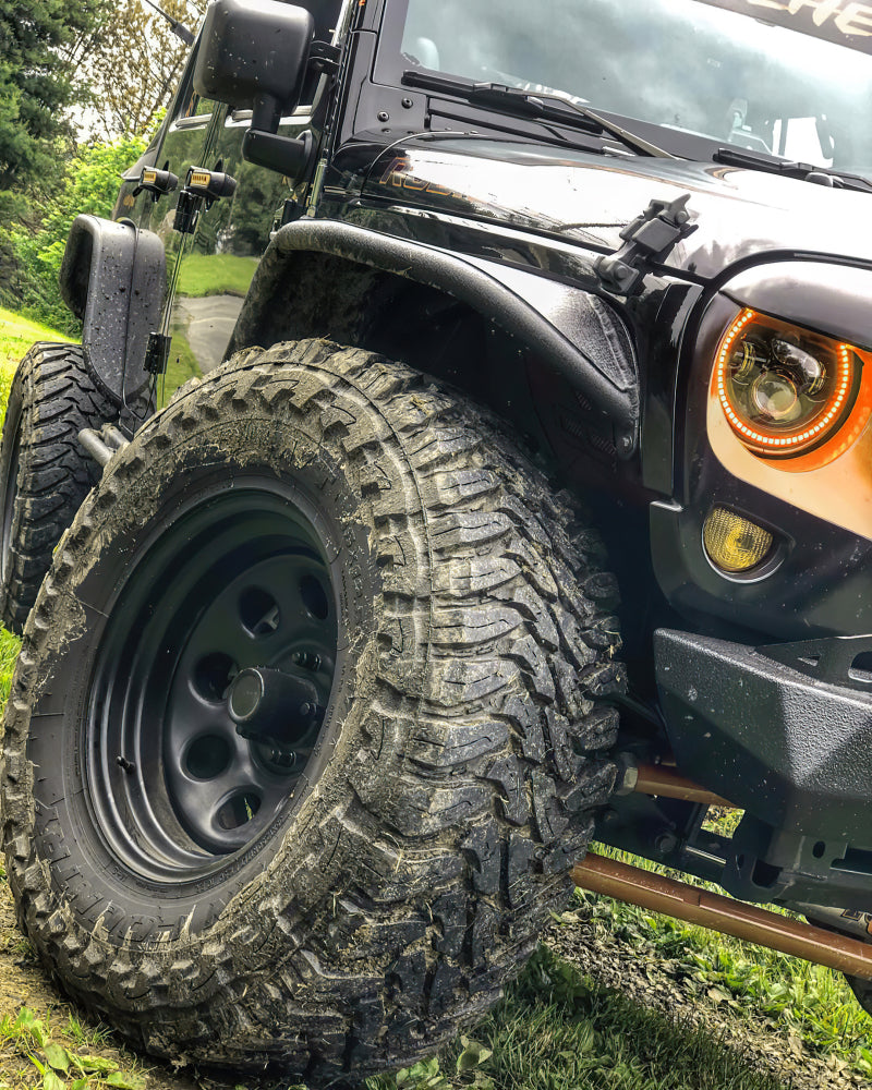 Oracle 7in High Powered LED Headlights - Black Bezel - Amber NO RETURNS