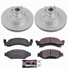 Load image into Gallery viewer, Power Stop 75-83 Ford E-100 Econoline Front Z23 Coated Brake Kit