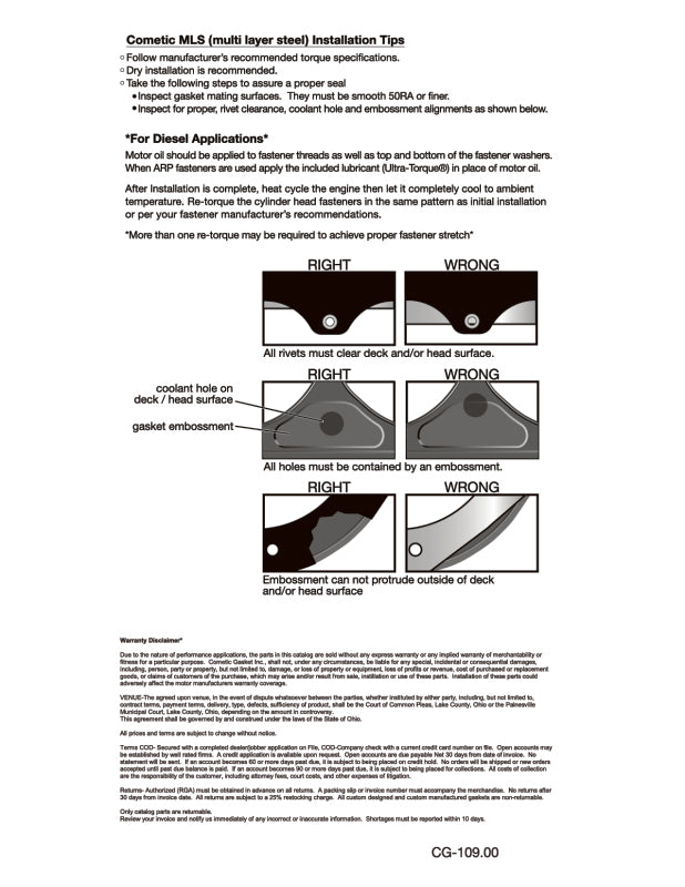 Cometic Gasket GM LS Gen-3/4 SB V8 .071in DST Cyl. Head Gasket - 3.940in Bore - 1/2in Studs