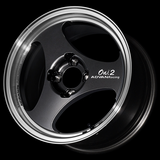 Advan ONI2 14x6.5 / +38 Offset / 4x100 / 63mm Bore / Machining and Black Gunmetallic