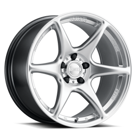 Kansei K11S Tandem 18x10.5in / 5x114.3 BP / 12mm Offset / 73.1mm Bore - Hyper Silver Wheel