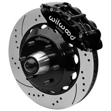 Load image into Gallery viewer, Wilwood 63-87 C10 FNSL6R Front Big Brake Kit 14in drill/slot 6x5.5 BP for drop spindles - Blk