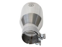 Load image into Gallery viewer, aFe Takeda Universal Exhaust Tip 3 IN Inlet x 5 IN Outlet x 9 IN L- Polished