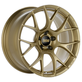 BBS RE-V7 21x10.5 5x112 ET15 Gloss Gold Wheel 82mm PFS/Clip Required