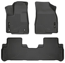 Load image into Gallery viewer, Husky Liners 14 Toyota Highlander Weatherbeater Black Front &amp; 2nd Seat Floor Liners