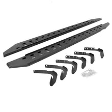 Load image into Gallery viewer, Go Rhino 99-16 Ford F-250 / F-350 Super Cab 4DR RB20 Slim Running Boards Kit (w/Brackets) - Tex. Blk