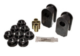 Energy Suspension Ford F100/150/250 Blk Fr & Rear A Style 1in Dia Sway Bar 3-1/2in Tall Bushing Sets