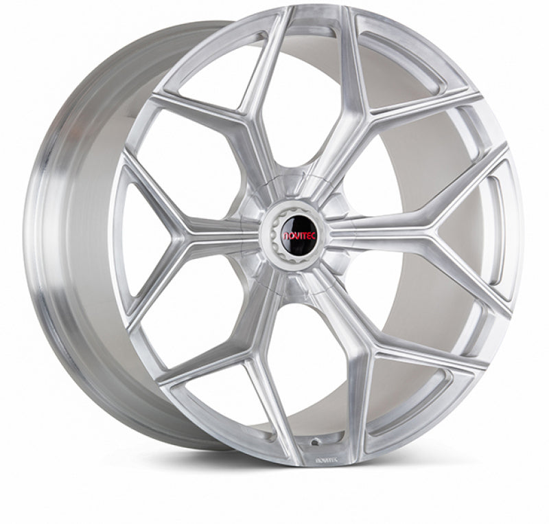 Vossen x Novitec NL4-5L 21x13 - 5x120 BP - ET57 - Brushed Gloss Clear Lamborghini Aventador Rr Wheel
