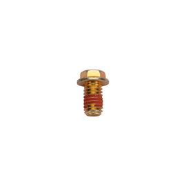 Wilwood bolt 3/8-16X.63 LG pivot pin hex flange gold zinc epoxy 1193-S