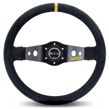 Load image into Gallery viewer, Sparco Steering Wheel 215 Suede Black