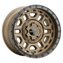 Load image into Gallery viewer, Weld Off-Road Crux 17x9in / 5x114.3 BP / ET -12 / 78.1mm Bore - Satin Bronze / Satin Black Wheel