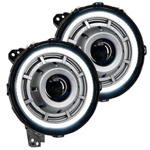 Load image into Gallery viewer, Oracle Oculus Bi-LED Projector Headlights for Jeep JL/Gladiator JT - Satin Silver - 5500K NO RETURNS