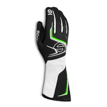 Load image into Gallery viewer, Sparco Gloves Tide K 08 BLK/WHT/GRN