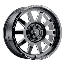 Weld Stealth 18x9 / 6x135 / 5 BS / 106.1 HB - Gloss Black Milled - Non-BL Wheel