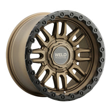 Load image into Gallery viewer, Weld Off-Road Swift 17x9in - 8x180 BP - ET-12 - 124.3mm CB - Satin Bronze Wheel &amp; Black Ring