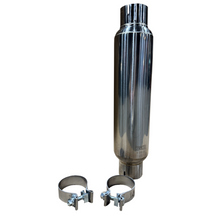 Load image into Gallery viewer, Kooks 3in. Round Clamp In Muffler 14in. Long Polished Stainless Steel