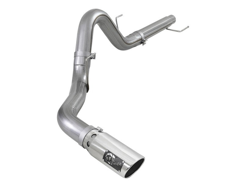 aFe 2021 Ford F-150 V6-3.0L (td) Large Bore 409 SS DPF-Back Exhaust System w/ Polished Tip